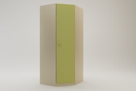 Шкаф угловой (угловая секция) Эппл (Зеленый/Клен) в Тевризе - tevriz.katalogmebeli.com | фото 2