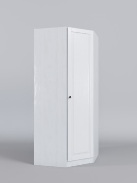 Шкаф угловой (угловая секция) Классика (Белый/корпус Выбеленное дерево) в Тевризе - tevriz.katalogmebeli.com | фото 1