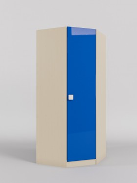 Шкаф угловой (угловая секция) Скай люкс (Синий/корпус Клен) в Тевризе - tevriz.katalogmebeli.com | фото