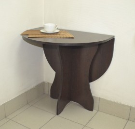 Стол кухонный Компакт (Венге темный) в Тевризе - tevriz.katalogmebeli.com | фото