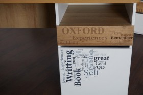 Стол с ящиками «Оксфорд» (Ривьера/Белый с рисунком) в Тевризе - tevriz.katalogmebeli.com | фото 9