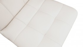 Стул «Аспен» К1С Черный муар/Кожзам Polo White в Тевризе - tevriz.katalogmebeli.com | фото 3