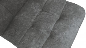 Стул «Аспен» К3 Черный муар/Микровелюр Wellmart Graphite в Тевризе - tevriz.katalogmebeli.com | фото 3