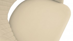 Стул «Калипсо» К1К Белый/Велюр Confetti Cream в Тевризе - tevriz.katalogmebeli.com | фото 3