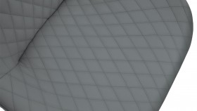 Стул «Оливер» К1С Черный муар/Кожзам Polo Graphite в Тевризе - tevriz.katalogmebeli.com | фото 3