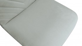 Стул «Шерри» К1С Белый/Велюр Confetti Silver в Тевризе - tevriz.katalogmebeli.com | фото 3