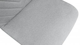 Стул «Шерри» К1С Черный муар/Микровелюр Jercy Silver в Тевризе - tevriz.katalogmebeli.com | фото 3
