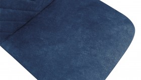 Стул «Шерри» К1С Черный муар/Микровелюр Wellmart Blue в Тевризе - tevriz.katalogmebeli.com | фото 3