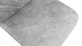Стул «Шерри» К1С Черный муар/Микровелюр Wellmart silver в Тевризе - tevriz.katalogmebeli.com | фото 3