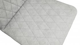 Стул «Стенли» К1С Черный муар/Микровелюр Duna Silver в Тевризе - tevriz.katalogmebeli.com | фото 3