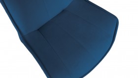 Стул «Тейлор» К3 Исп. 2 Белый/Велюр Confetti Blue в Тевризе - tevriz.katalogmebeli.com | фото 3