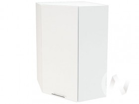 Угловой шкаф Валерия-М ШВУ 599 (Белый глянец/Белый/верхний/высокий) в Тевризе - tevriz.katalogmebeli.com | фото