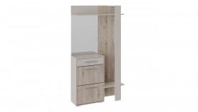 Шкаф для одежды «Нуар» тип 1 Фон серый/Дуб сонома в Тевризе - tevriz.katalogmebeli.com | фото 2