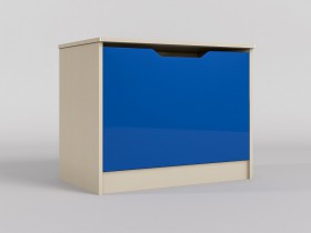 Ящик для игрушек Скай люкс (Синий/корпус Клен) в Тевризе - tevriz.katalogmebeli.com | фото
