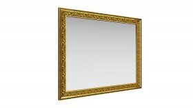 Зеркало навесное "Айрум"/(дуб кальяри / профиль: золото с орнаментом) в Тевризе - tevriz.katalogmebeli.com | фото